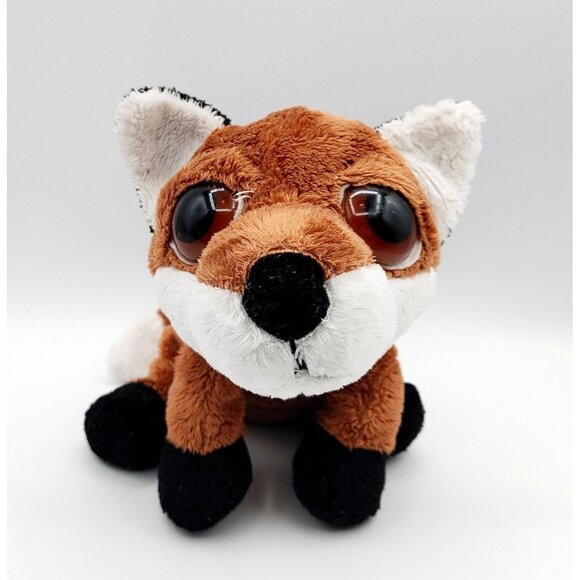 Russ Berrie Sly Lil Peepers Fox Stuffed Animal 11" Plush Big Eyes - Picture 1 of 5